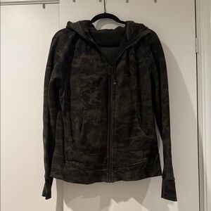 lululemon athletica Dark Green Scuba Jacket